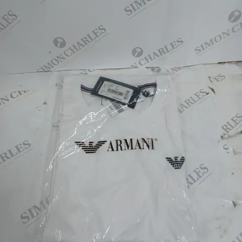 MENS ARMANI TOP WHITE XL