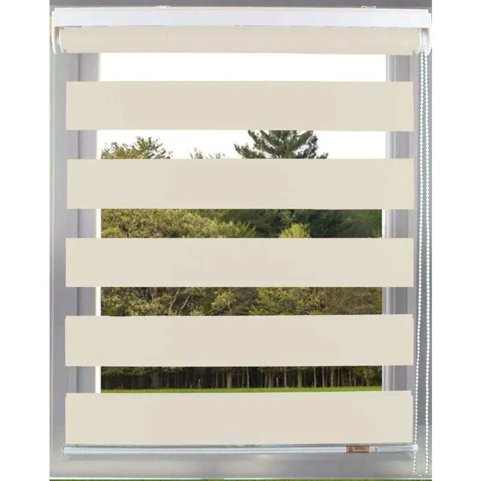 TIVERTON ZEBRA DAY AND NIGHT ROOM DARKENING ROLLER BLIND