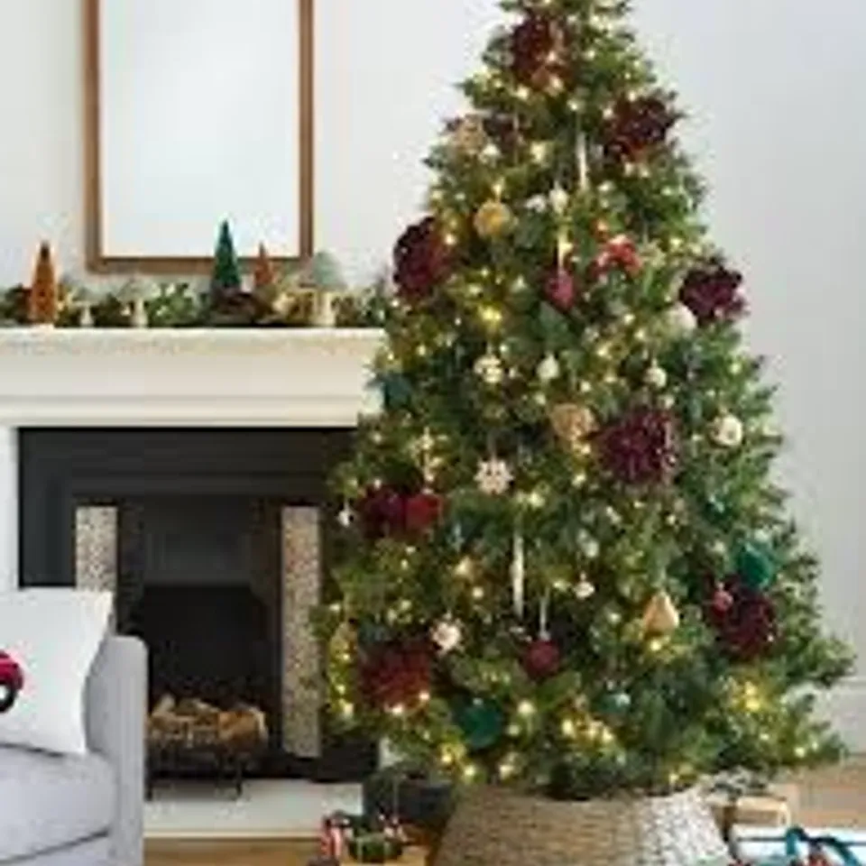 7FT BELVEDERE PRE LIT MULTIFUNCTION CHRISTMAS TREE - COLLECTION ONLY 