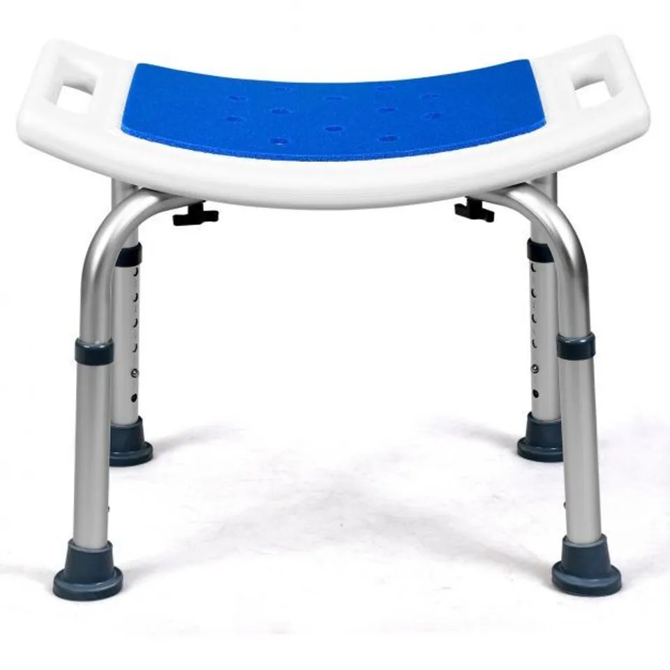 BOXED COSTWAY HEIGHT ADJUSTABLE SHOWER STOOL (1 BOX)