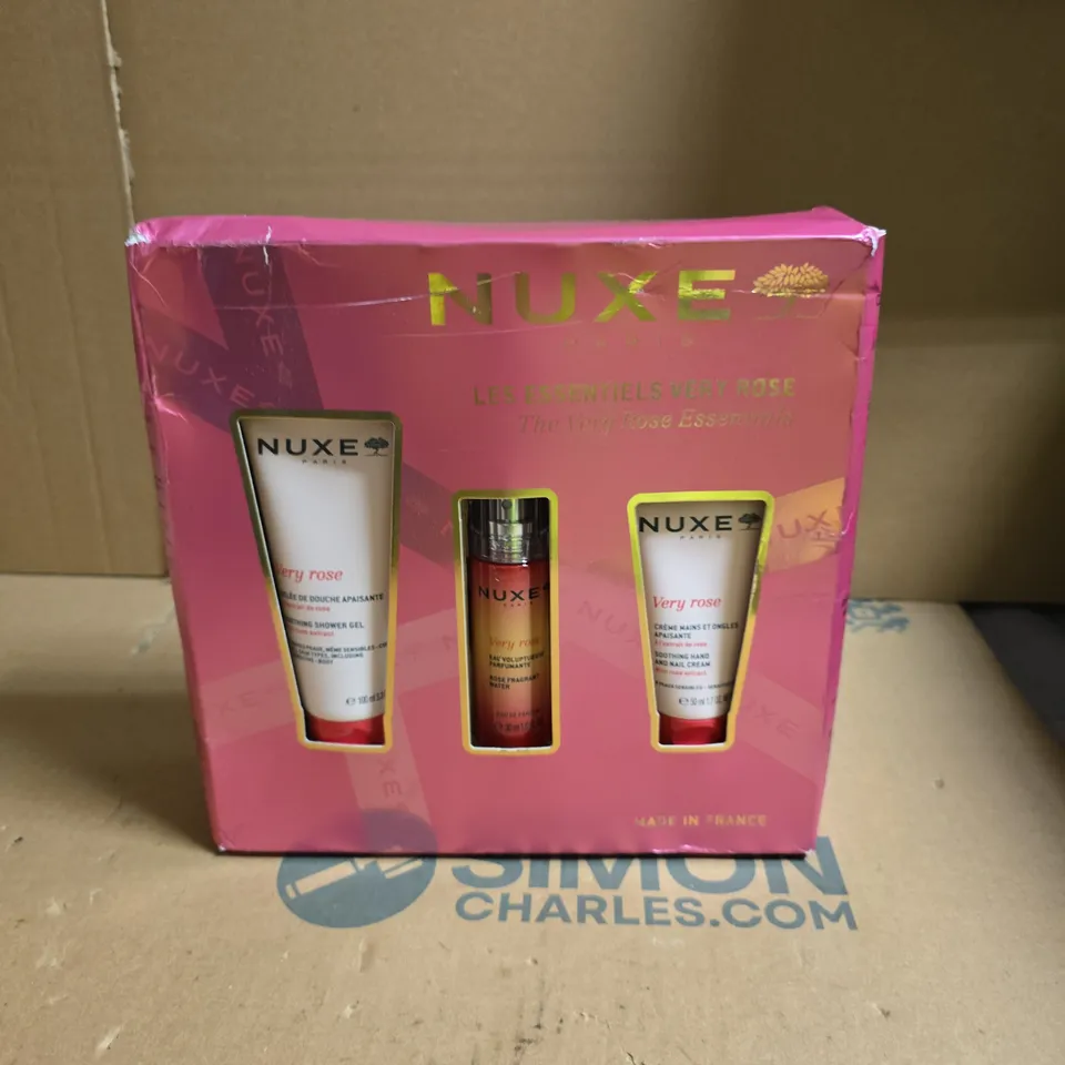 NUXE VERY ROSE GIFT SET – 3-PIECE ROSE-SCENTED BATH & BODY COLLECTION