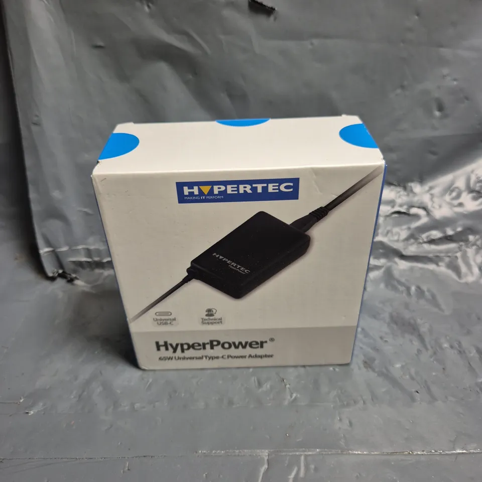 SEALED HYPERTEC 65W UNIVERSAL TYPE-C POWER ADAPTER 