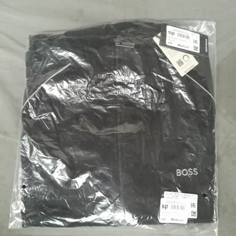 BOSS FULL ZIP JACKET IN BLACK SIZE MEDIUM