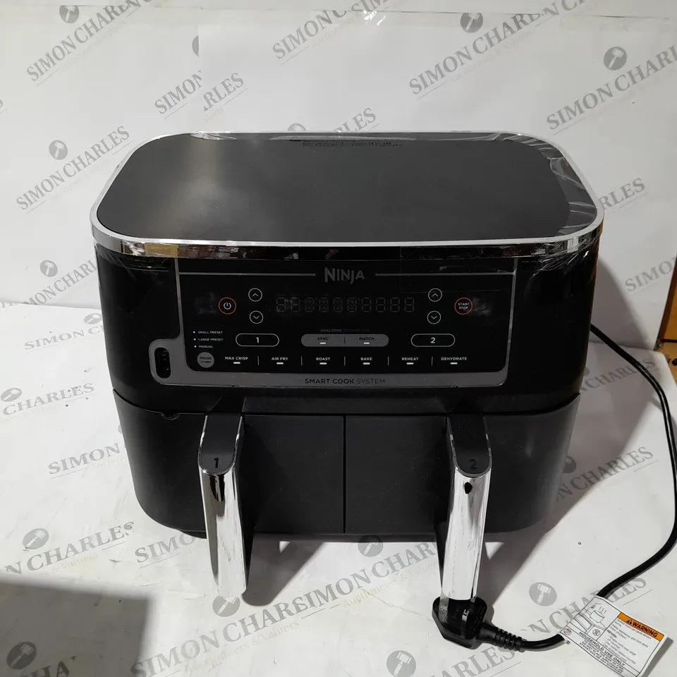 BOXED NINJA FOODI MAX 9.5L DUAL ZONE AIRFRYER AF451UK