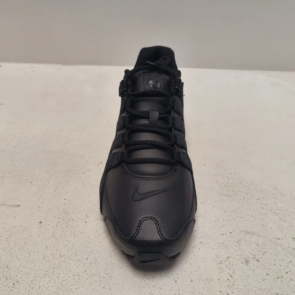 UNBOXED PAIR OF NIKE SHOX TRAINERS IN BLACK - UK 9