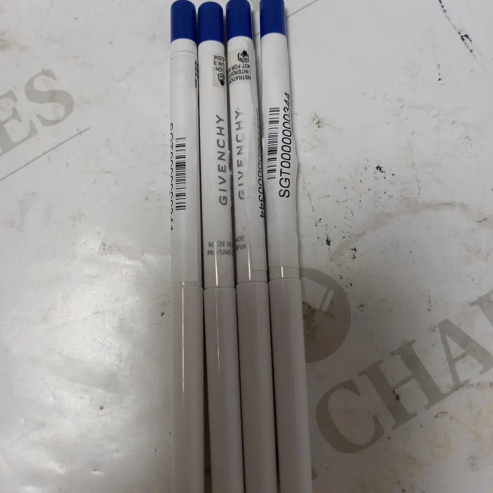 LOT OF 4 GIVENCHY KHOL COUTURE EYELINERS - 04 COBALT