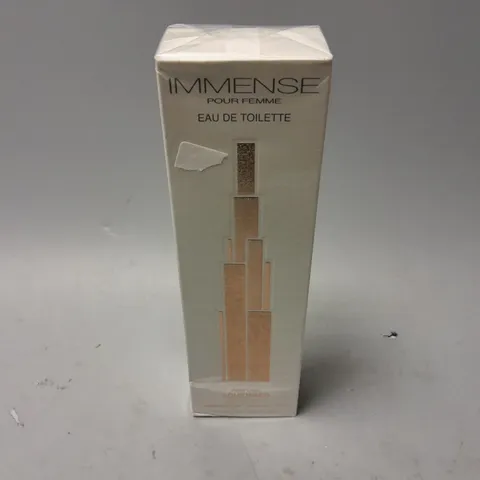 BOXED AND SEALED IMMENSE POUR FEMME EAU DE TOILETTE PARFUMS SCHERRER (100ml)
