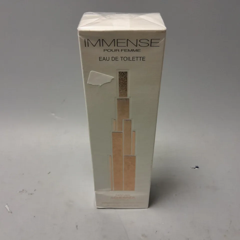 BOXED AND SEALED IMMENSE POUR FEMME EAU DE TOILETTE PARFUMS SCHERRER (100ml)