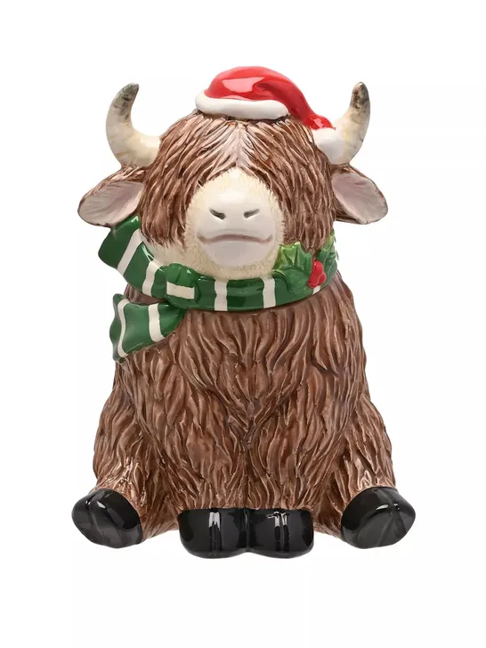 Lot 8032: HIGHLAND COW CERAMIC COOKIE JAR - 5467504 | Simon Charles ...