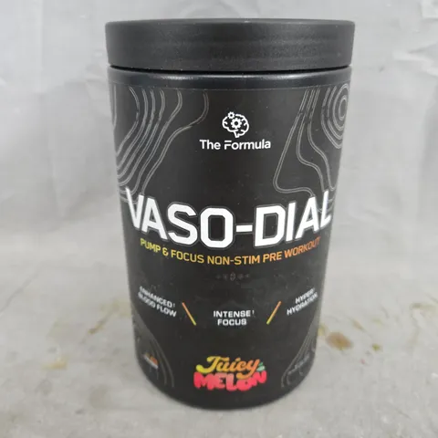 THE FORMULA VASO-DIAL NON-STIM PRE-WORKOUT – JUICY MELON