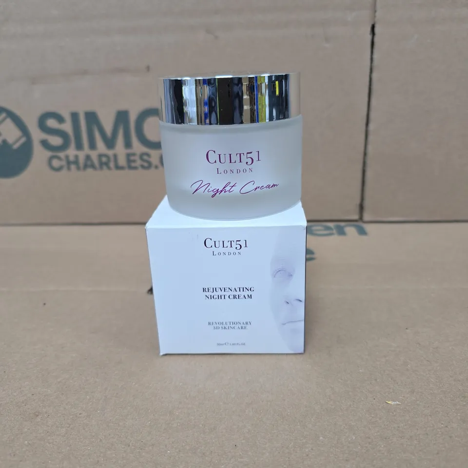 CULT51 LONDON REJUVENATING NIGHT CREAM 50ML BOXED