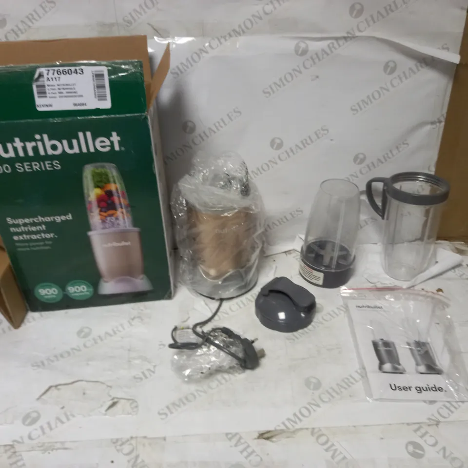 NUTRIBULLET 900W BLENDER CHAMPAGNE MULTI-FUNCTION SMOOTHIE MAKER