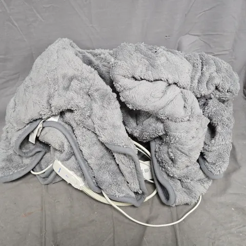 SILENTNIGHT CHATRCOAL HEATED THROW