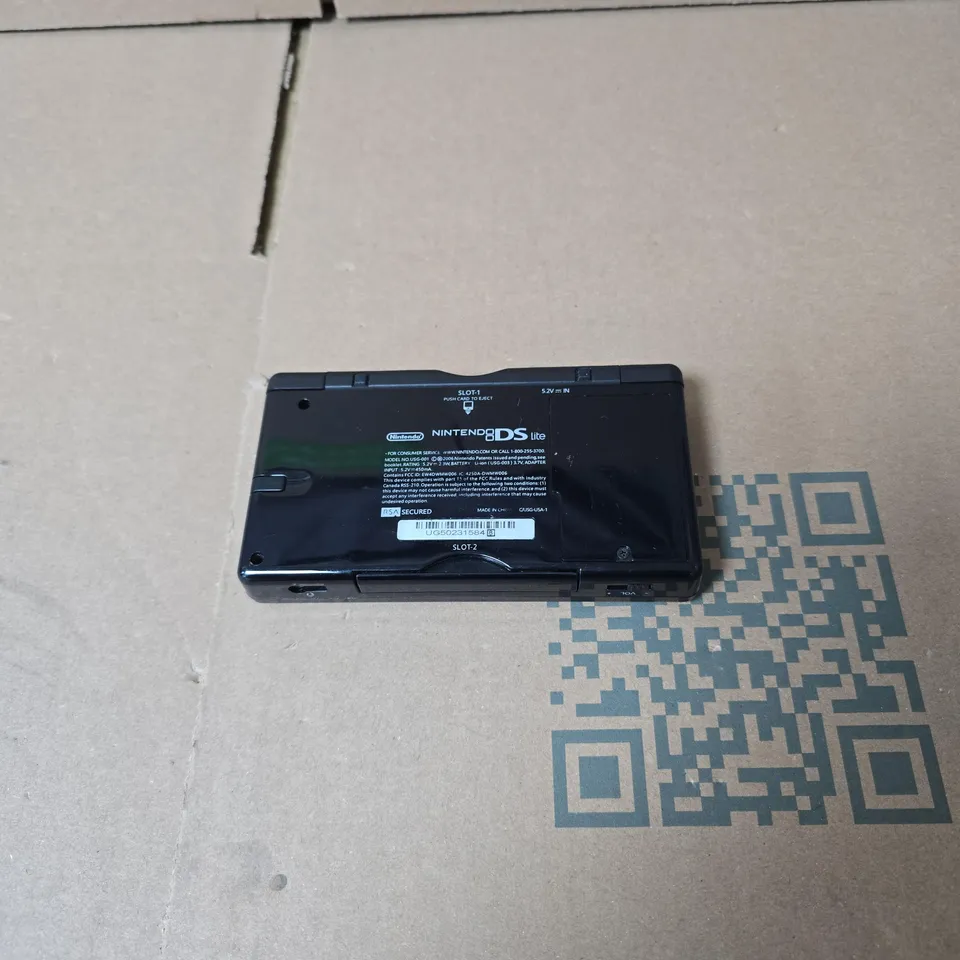 NINTENDO DS LITE BLACK UNBOXED