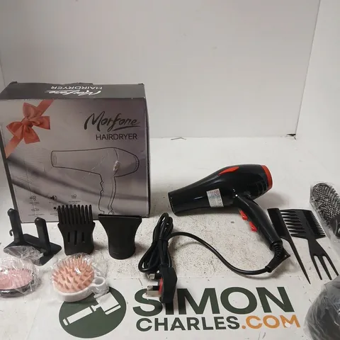 MORFONE HAIRDRYER WITH ATTACHMENTS β BOXED