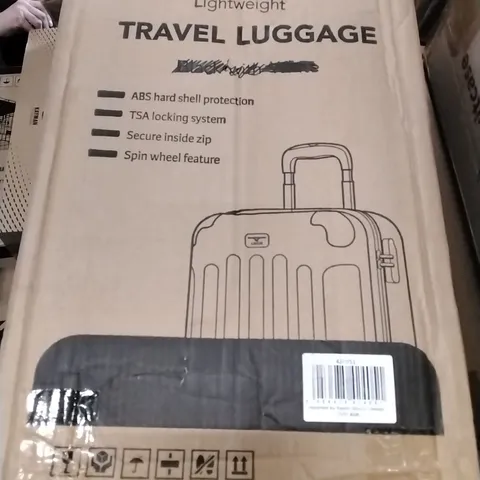 BOXED LUGG TRAVEL HARDSHELL SUITCASE - ASSORTED COLOUR 