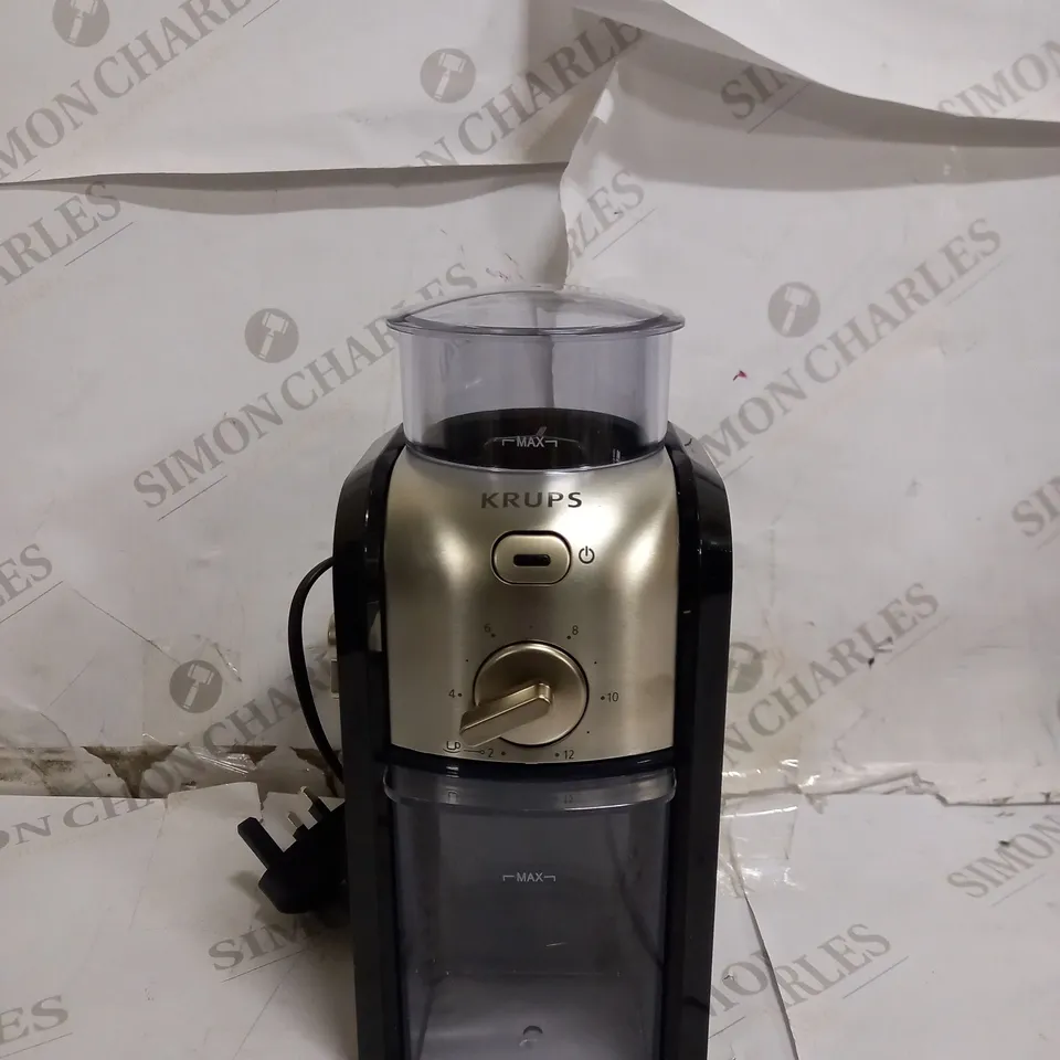 KRUPS EXPERT BURR GRINDER FOR COFFEE BEANS