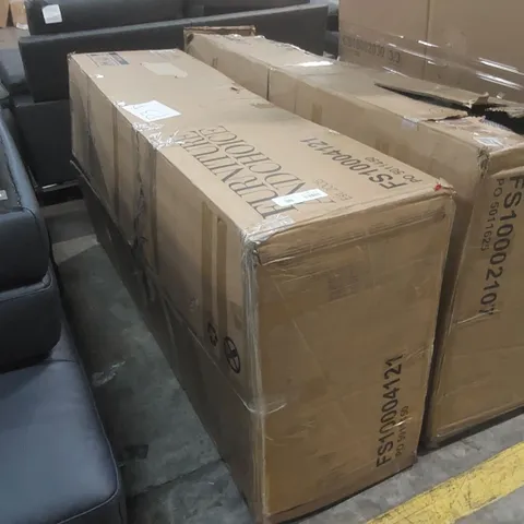 BOXED GRACE 3 SEATER SOFA - SLATE GREY CLASSIC FLUSH FABRIC (1 BOX)