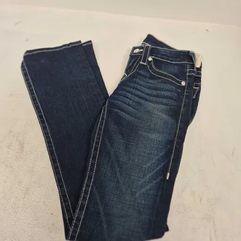 TRUE RELIGION SLIM JEANS IN NAVY - 25