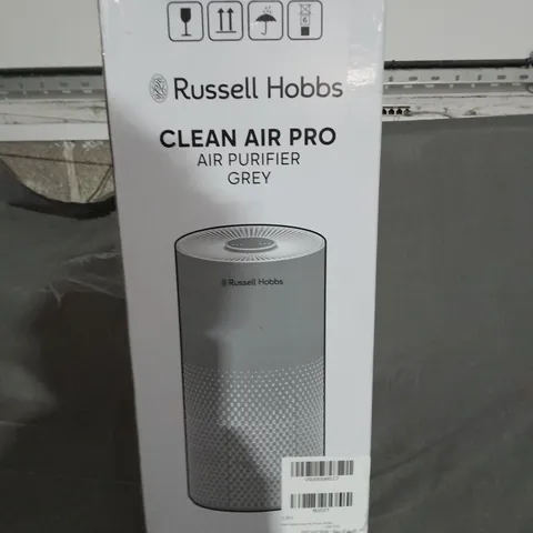 CLEAN PRO AIR PURIFIER IN GREY WITH H13 HEPA FILTER