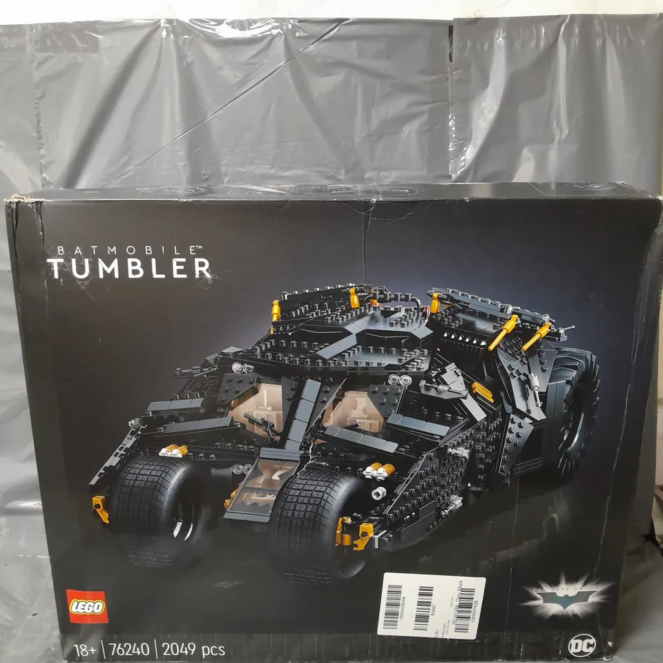 BOXED LEGO 76240 BATMAN THE DARK KNIGHT TRILOGY BATMOBILE TUMBLER RRP £229.99