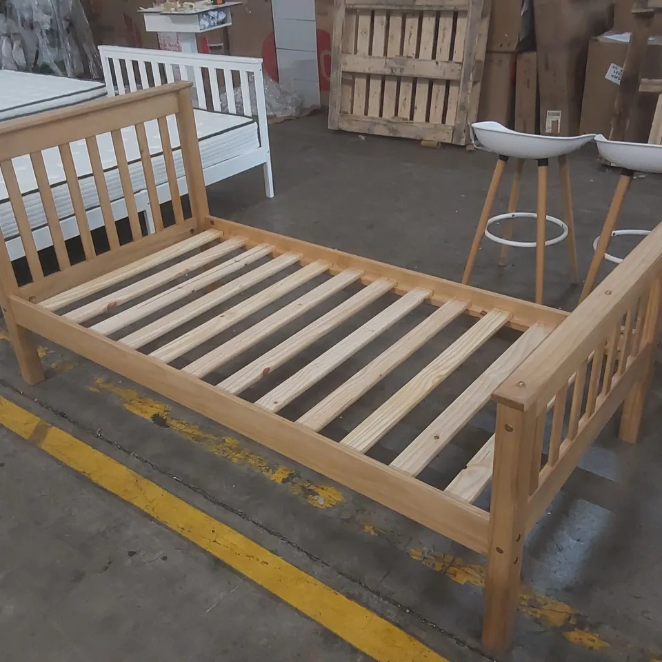 SOLID PINE WOOD SOMERSET SINGLE (3') BED FRAME