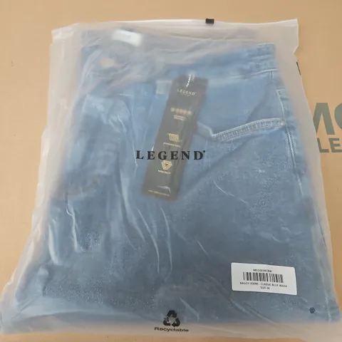 BAGGED LEGEND BAGGY JEANS IN CLASSIC BLUE WASH - SIZE 34