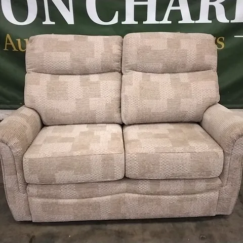 QUALITY BRITISH DESIGNED & MANUFACTURED G PLAN AVON 19 2 SEATER FARO SAND FABRIC SOFA