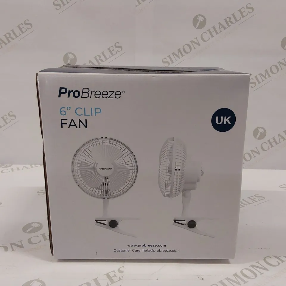 BRAND NEW PROBREEZE 6" CLIP FAN 