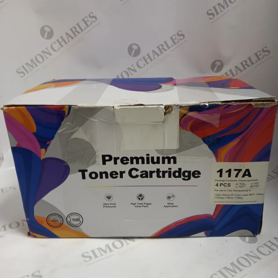 BOXED PREMIUM TONER CARTRIDGE 4 PCS - MODEL 117A