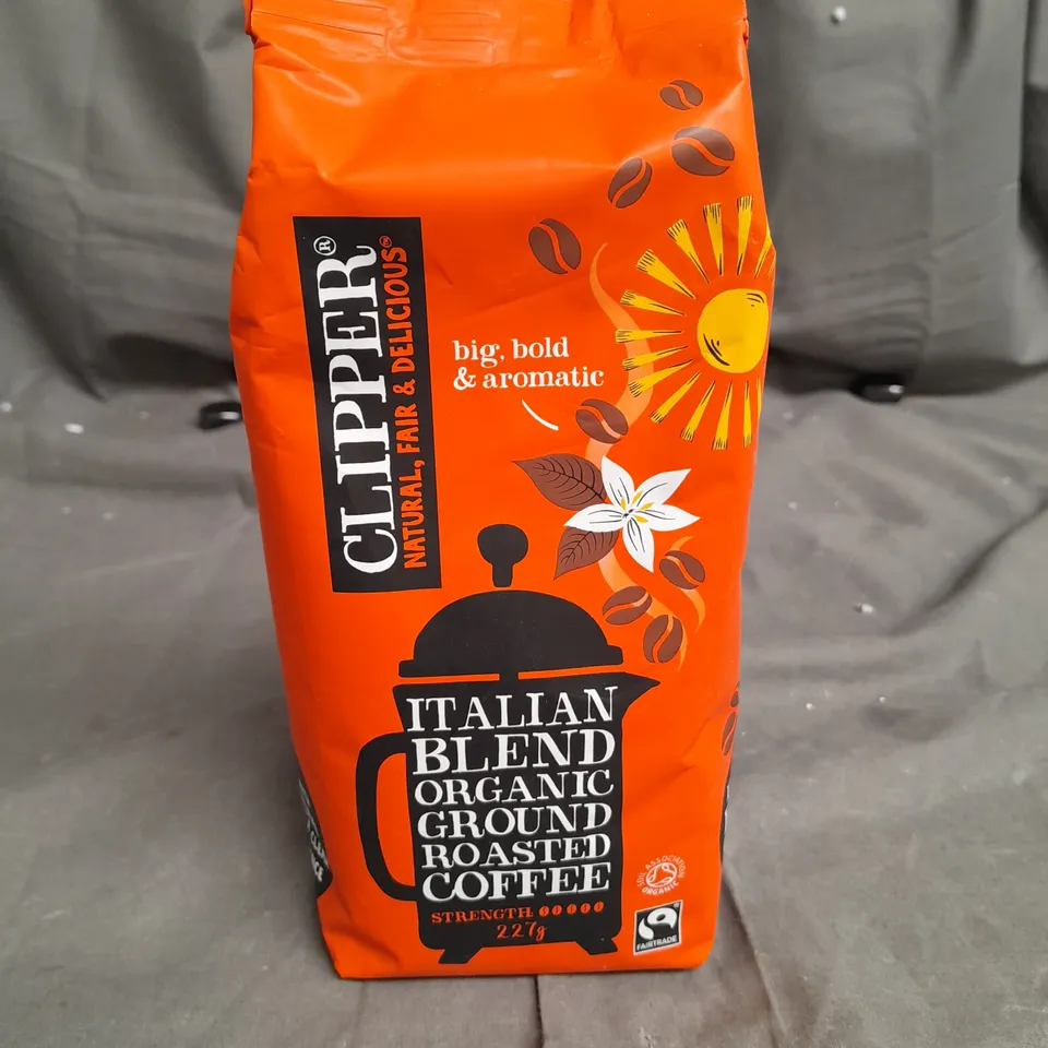 15 CLIPPER ITALIAN BLEND ORGANIC GROUND COFFEE (227G)