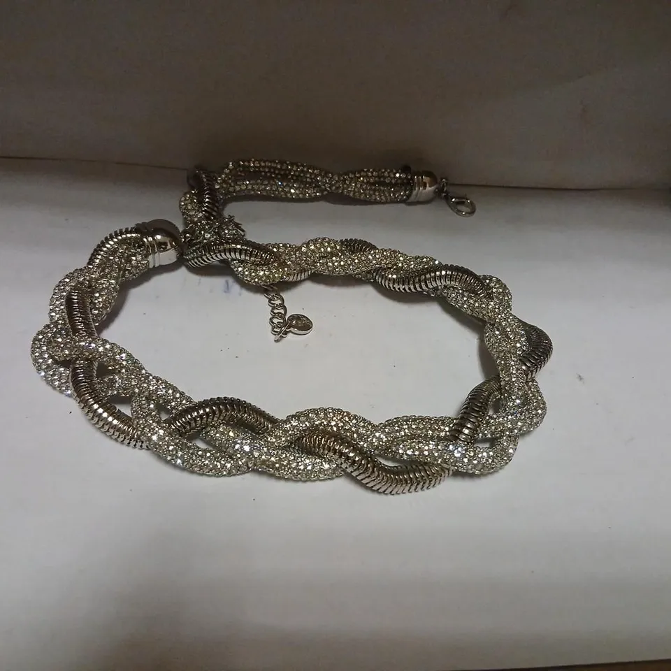 MALIKA STATEMENT PLAITED NECKLACE