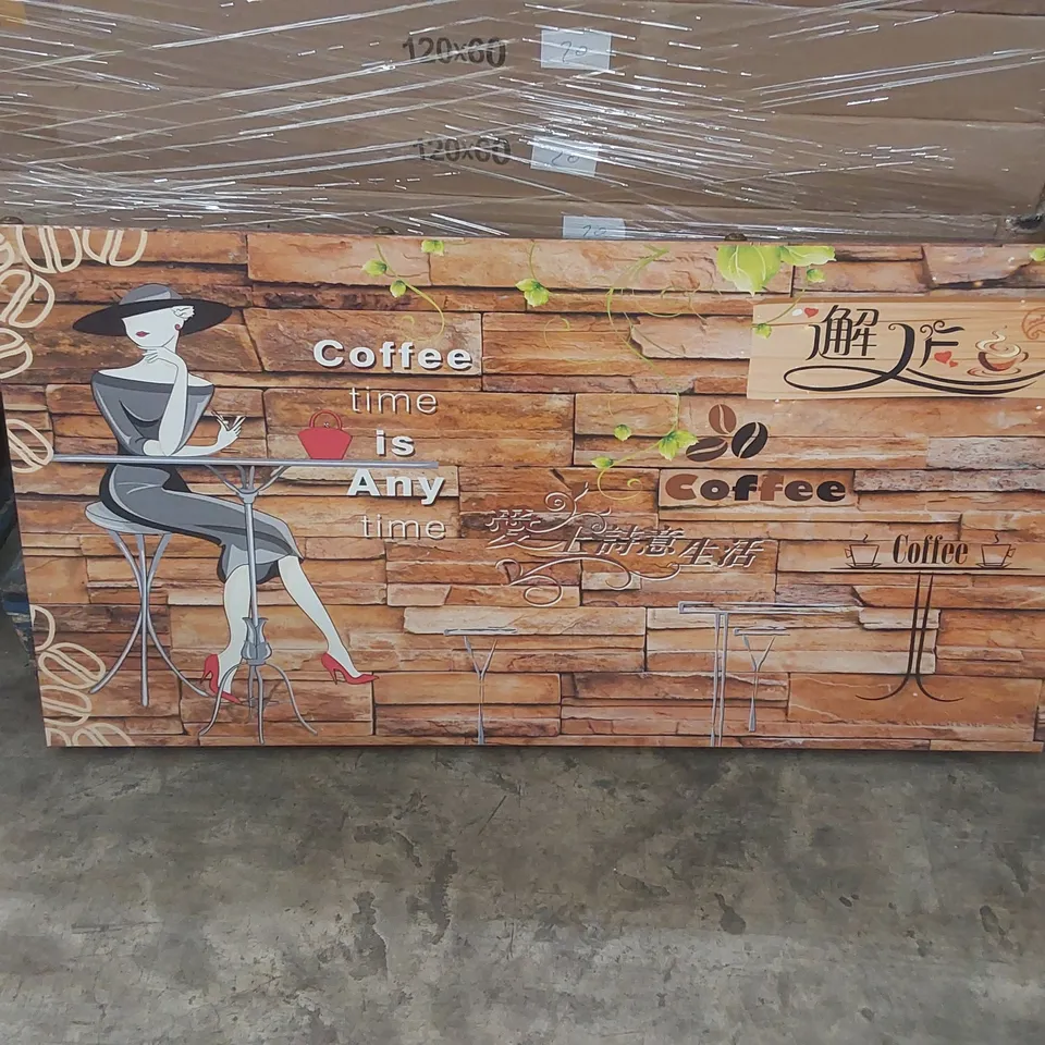 APPROX 30 X ASSORTED BRAND NEW BOXED DESIGNER TABLE TOPS - DESIGNS AND COLOURS MAY VARY // SIZES: 120 X 60cm // 15 BOXES - 2 TOPS PER BOX