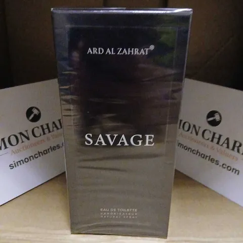 BOXED AND SEALED ARD AL ZAHRAT SAVAGE EAU DE TOILETTE 100ML