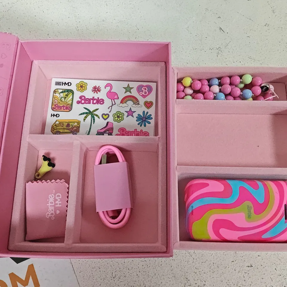 BOXED HMD BARBIE PHONE IN POWER PINK - TA-1681DS