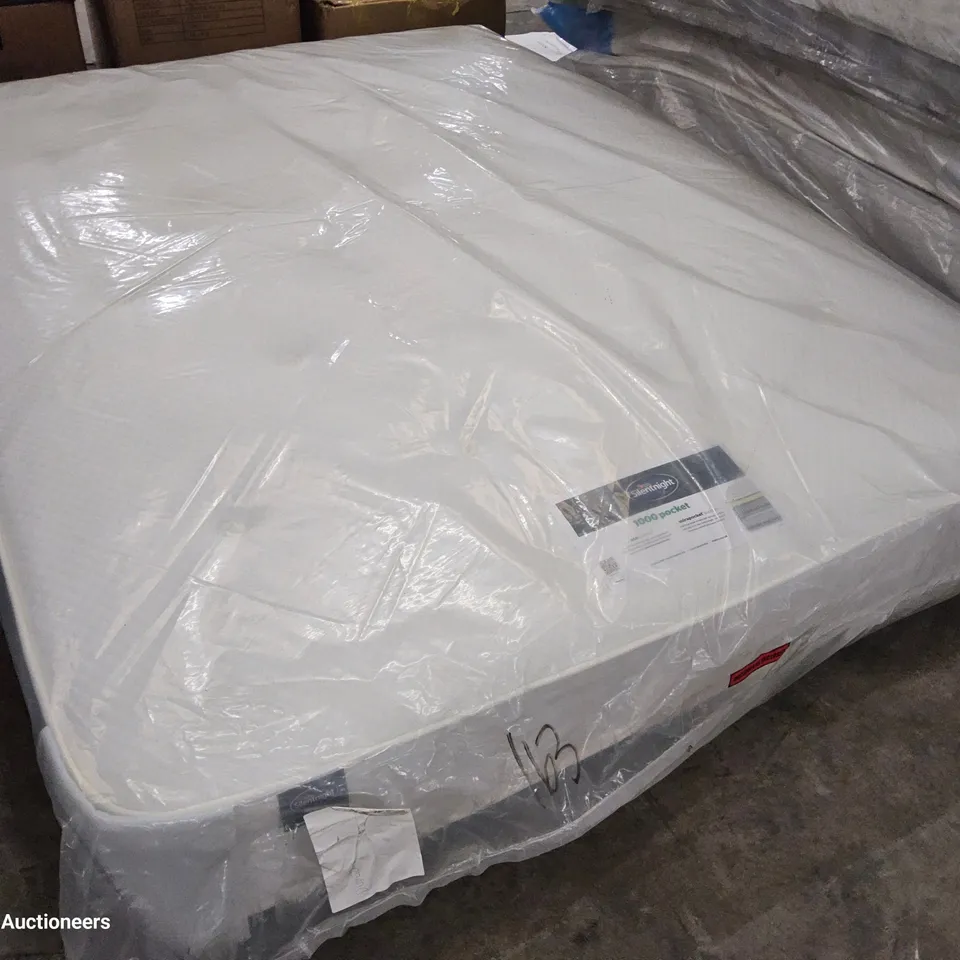 QUALITY BAGGED 5' KINGSIZE SILENTNIGHT 1000 POCKET MATTRESS 