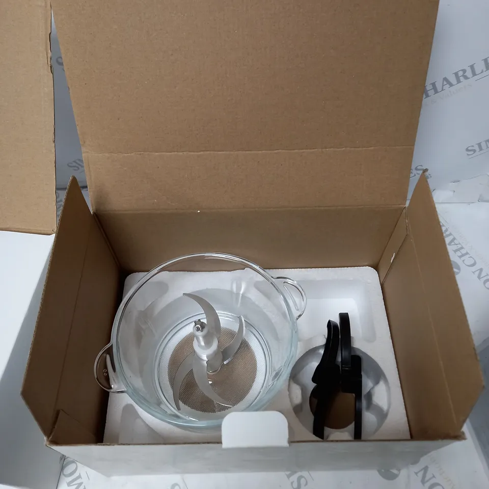 5x BOXED TORNADO BY BRAVA CUCINA PROFESSIONAL FOOD CHOPPER, SPARE BOWL AND BLADE 
