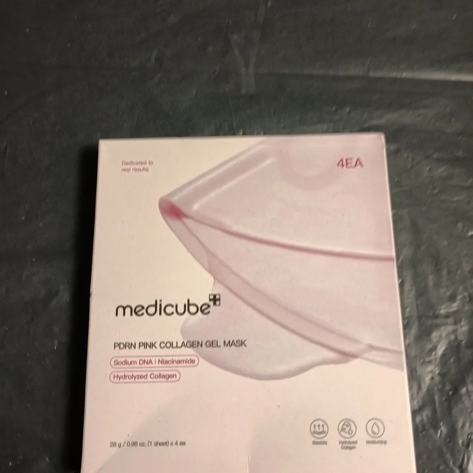 MEDICUBE PDRN PINK COLLAGEN GEL MASK – 4 X SHEET MASKS