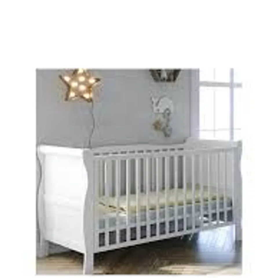 LITTLE ACORNS SLEIGH COTBED (EXC DRAWER) RRP £229.99