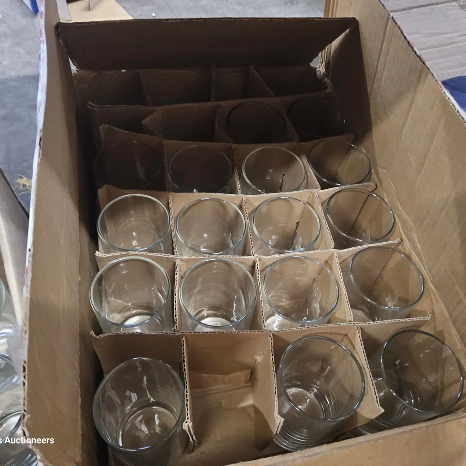 THREE PART CASES OF ASSORTED STEM & HIGHBALL GLASSES