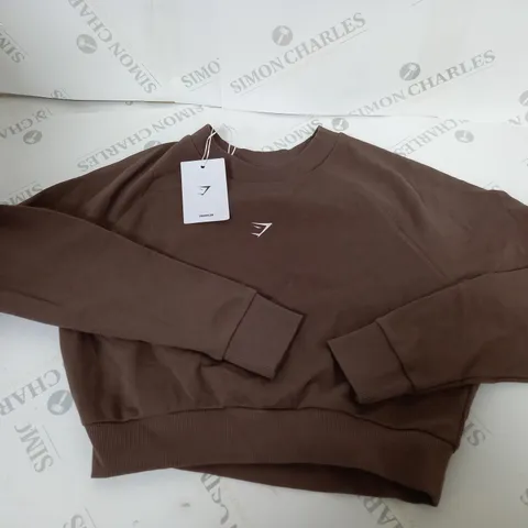 GYMSHARK TRAINING CROPPED SWEATER SIZE S