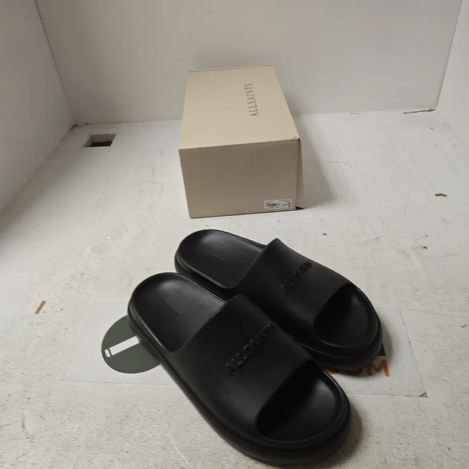 ALLSAINTS DUNE SLIDER BLACK – UK 9 (US 10 / EU 43)