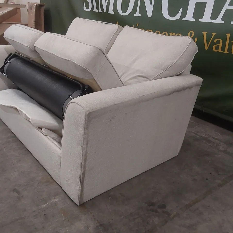 QUALITY DESIGNER FABRIC UPHOLSTERED SOFA BED