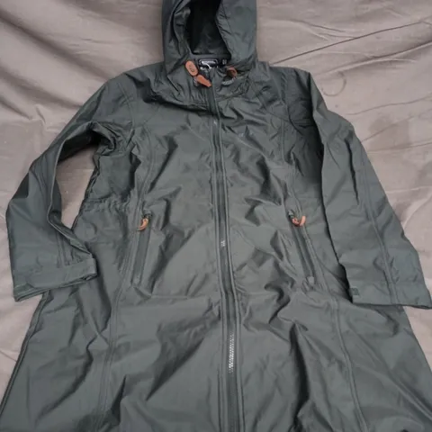 MOUNTAIN WAREHOUSE IONA WOMEN’S LONGLINE SOFTSHELL JACKET – DARK GREEN, UK 16 (EU 44, US 12)