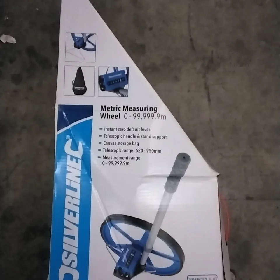 BOXED SILVERLINE METRIC MEASURING WHEEL 
