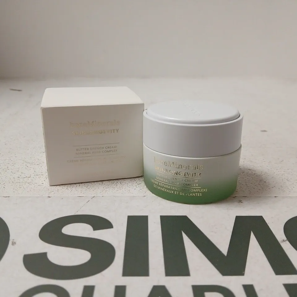 BAREMINERALS SKINLONGEVITY BUTTER DRENCH CREAM MINERAL HERB COMPLEX 50G