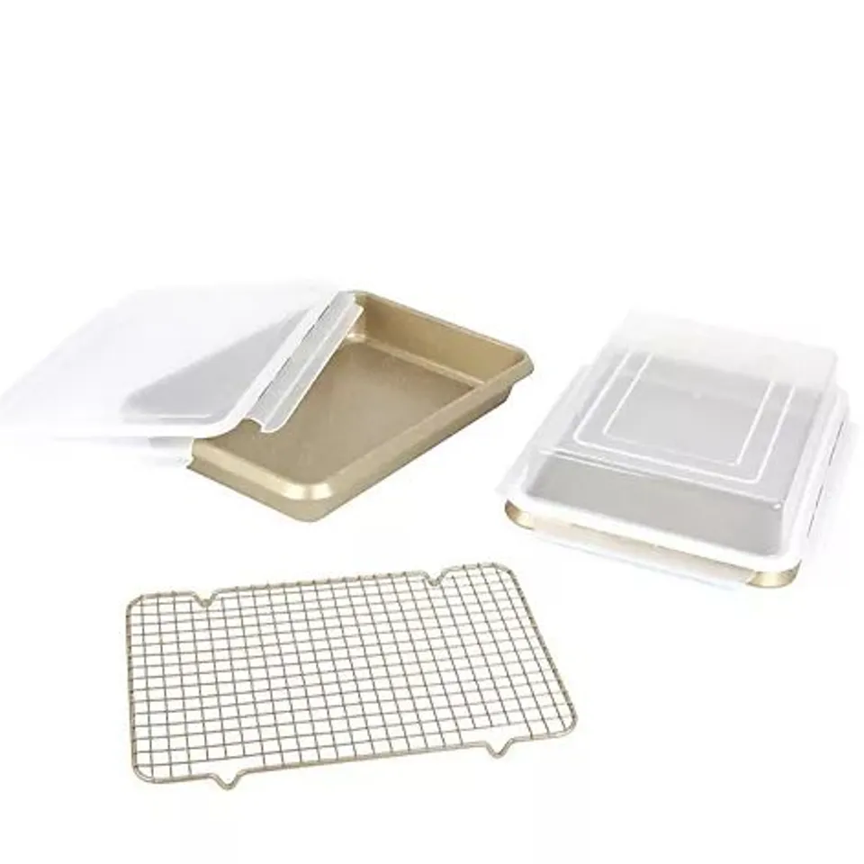 CURTIS STONE SET OF 2 DURA-PAN+ ROAST & BAKE STORE PAN