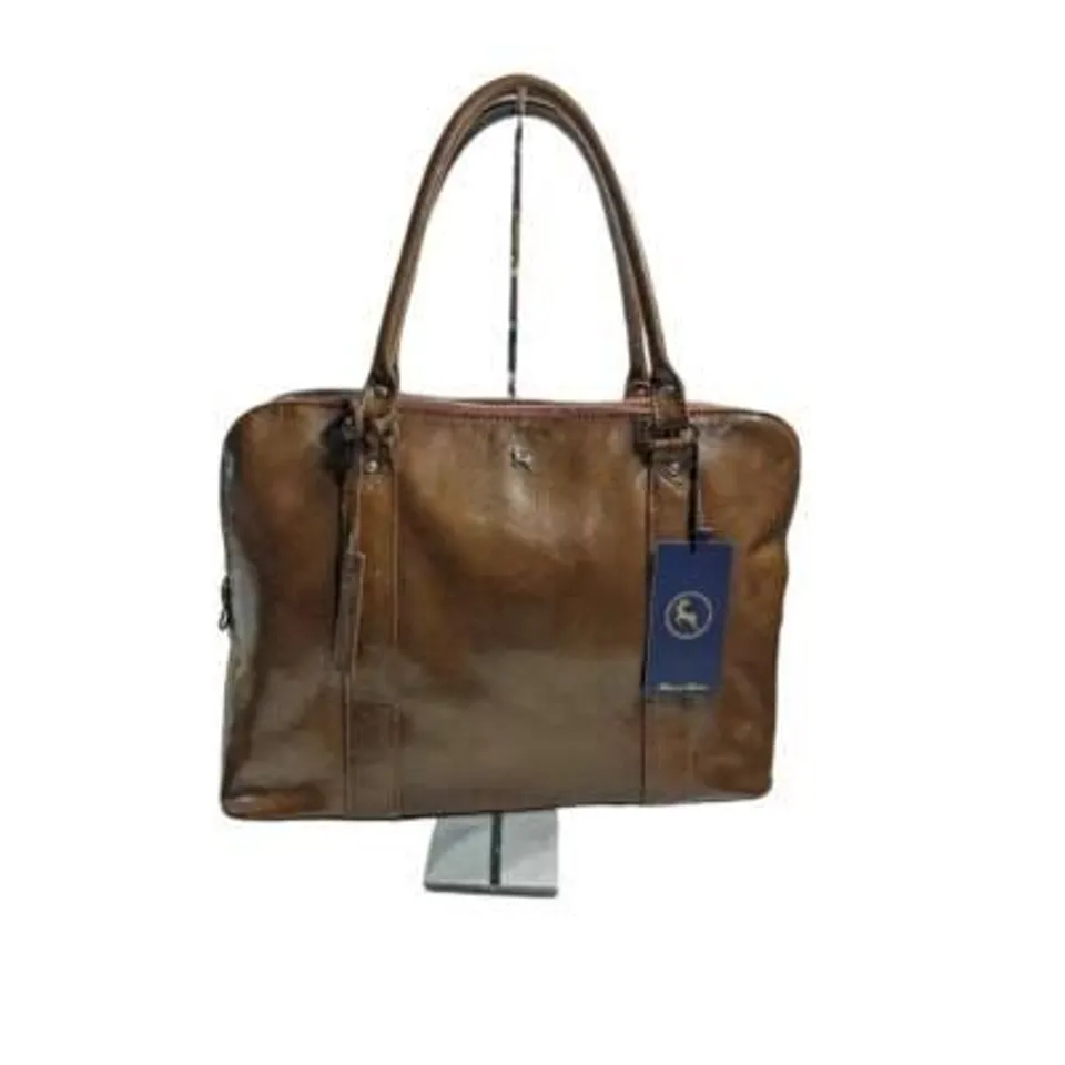 ASHWOOD GINA KNOT HANDLE LEATHER BAG