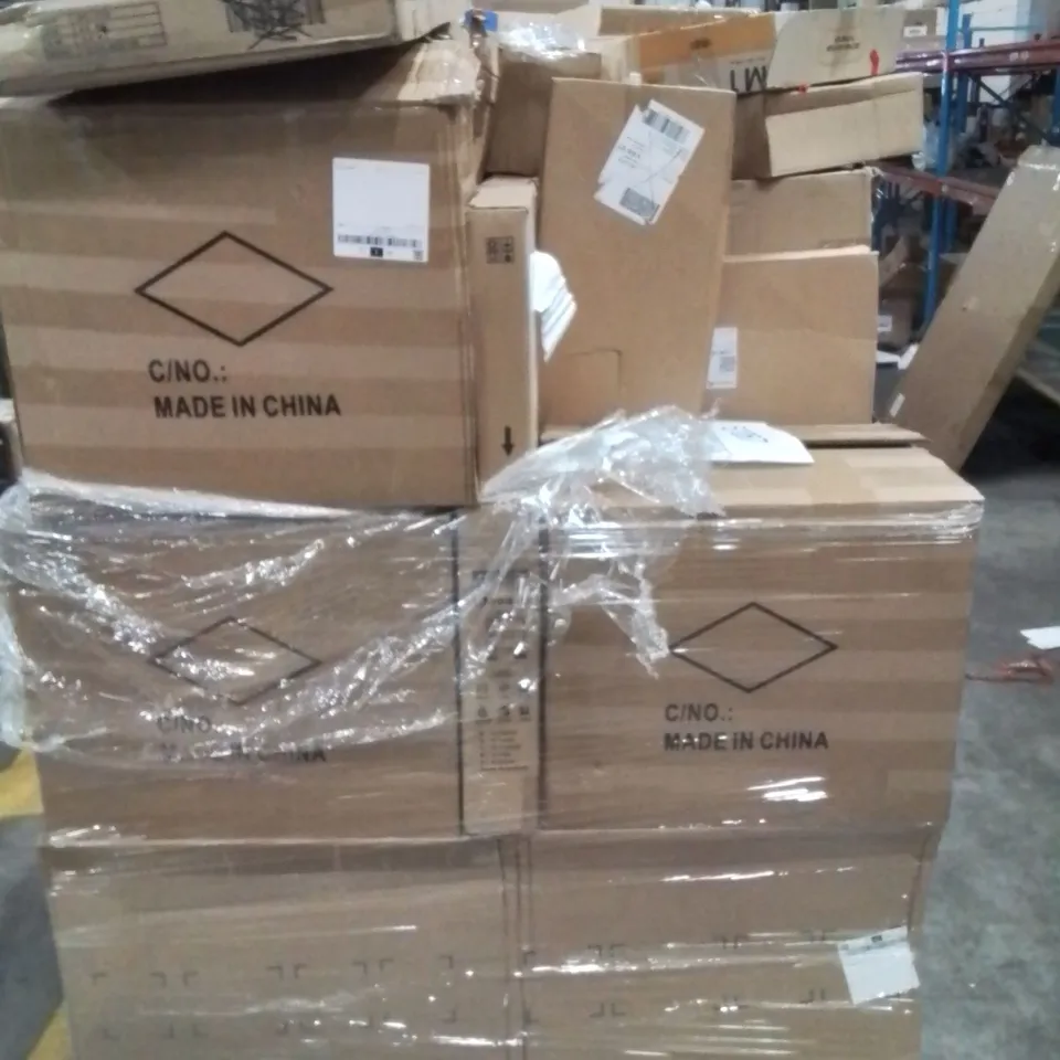 PALLET CONTAINING VARIOUS ASSORTED BOXED HOUSEHOLD/ELECTRONIC/MECHANICAL ITEMS 