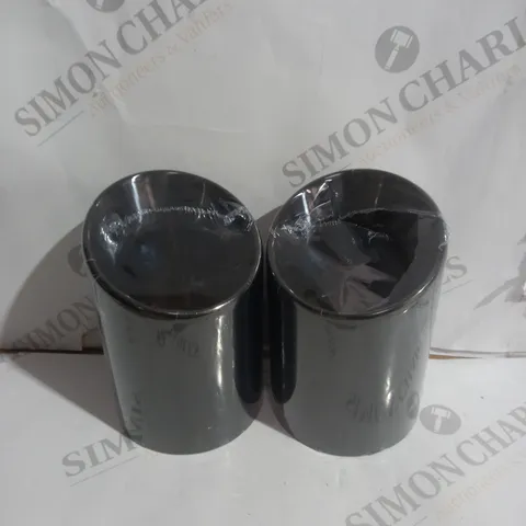 EPIC CUSTOMS STAINLESS STEAL EXHAUST TIP BLACK CHROME - D 70MM - 0D 97MM - L 142MM